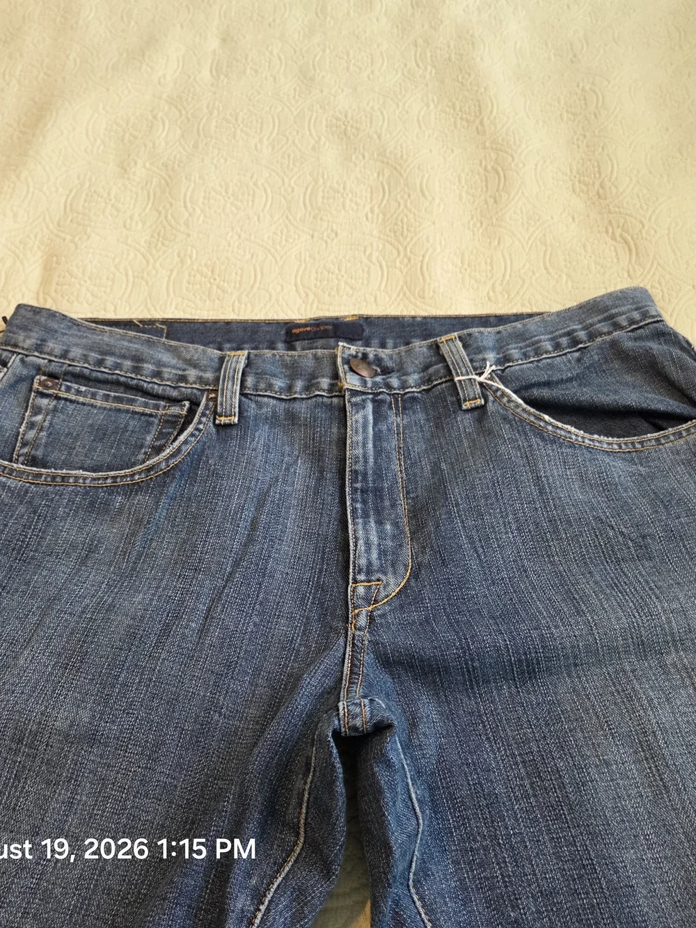 Banana Republic Mens Dark Blue Classic Straight Jeans